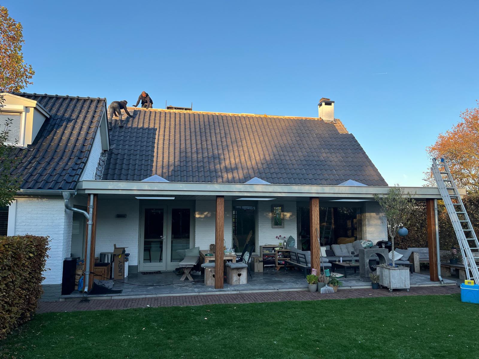 Nieuw pannendak met dakkapel en dakraam in Heesch